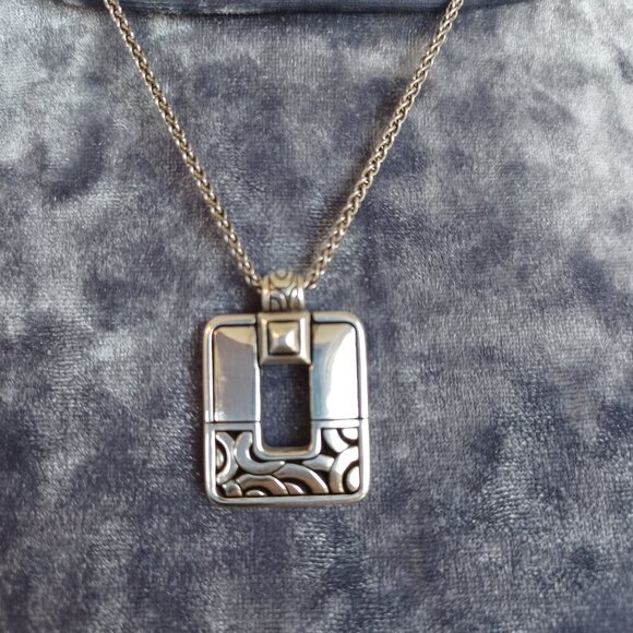 Brighton Pendant Necklace Silver Bloc Haus Crystal Jeweled Pendant with Chain - Picture 3 of 14